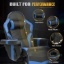 Thumbnail Massage Gaming Recliner Chair with Cup Holder & Side Pockets — Massage Chairs, CALIVIA