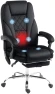 Thumbnail Massage Office Chair with Foot Rest — Massage Chairs, Vinsetto