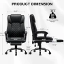 Thumbnail Massage Office Chair with Heat, 7 Points Vibration, Ergonomic Executive Chair with Footrest — Massage Chairs, HOFFREE