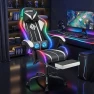 Thumbnail RGB Gaming Chair with LED Lights, Massage, and Footrest — Smart Chairs, VANSPACE