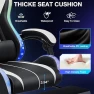 Thumbnail RGB Gaming Chair with LED Lights, Massage, and Footrest — Smart Chairs, VANSPACE