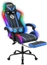 Thumbnail RGB Gaming Chair with LED Lights, Massage, and Footrest — Smart Chairs, VANSPACE