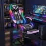 Thumbnail RGB Gaming Chair with LED Lights, Massage, and Footrest — Smart Chairs, VANSPACE
