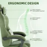 Thumbnail Velvet Fabric Gaming Chair with Footrest and Massage Lumbar Cushion — Smart Chairs, Ferghana