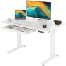 Thumbnail 55 x 24 Inch Standing Desk with Drawers — Standing Desk, YDN