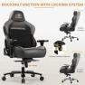 Thumbnail Big and Tall Gaming Chair with Memory Foam Lumbar Support — Smart Chairs, Fantasylab