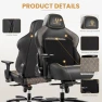Thumbnail Big and Tall Gaming Chair with Memory Foam Lumbar Support — Smart Chairs, Fantasylab