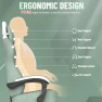 Thumbnail Cotton Fabric Gaming Chair — Smart Chairs, Visit the Ferghana Store