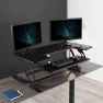 Thumbnail Electric Height Adjustable Stand Up Desk Converter — Standing Desk, VIVO