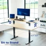 Thumbnail Electric Stand Up Desk Frame Workstation, Frame Only — Standing Desk, VIVO