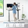 Thumbnail Electric Stand Up Desk Frame Workstation, Frame Only — Standing Desk, VIVO