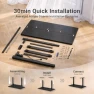 Thumbnail Electric Standing Desk, Malacca Solid Wood — Standing Desk, Plyosdey
