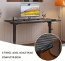 Thumbnail Electric Standing Desk, Malacca Solid Wood — Standing Desk, Plyosdey