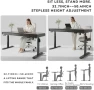 Thumbnail Electric Standing Desk with 3 Drawers — Standing Desk, Dongge