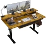 Thumbnail Electric Standing Desk with 4 Drawers and Storage Shelves — Standing Desk, ExaDesk