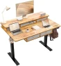 Thumbnail Electric Standing Desk with 4 Drawers and Storage Shelves — Standing Desk, ExaDesk