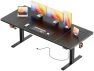 Thumbnail Electric Standing Desk with Power Outlets and USB-C Port — Standing Desk, Huuger
