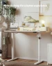 Thumbnail Electric Standing Desk with Shelf, Power Outlets & LED — Standing Desk, Agilestic