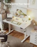 Thumbnail Electric Standing Desk with Shelf, Power Outlets & LED — Standing Desk, Agilestic
