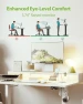 Thumbnail Electric Standing Desk with Shelf, Power Outlets & LED — Standing Desk, Agilestic