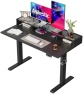 Thumbnail Electric Standing Desk with Shelf, Power Outlets & LED — Standing Desk, Agilestic
