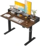 Thumbnail Electric Standing Desk with Shelf, Power Outlets & LED — Standing Desk, Agilestic