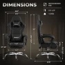 Thumbnail Ergonomic Gaming Chair with Footrest — Smart Chairs, Dowinx