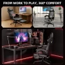 Thumbnail Ergonomic Gaming Chair with Massage and Heat — Smart Chairs, QXC