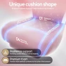 Thumbnail Fabric Gaming Chair with Heated Massage Lumbar Support — Massage Chairs, Dowinx