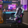 Thumbnail Gaming Chair with Footrest and Massage Lumbar Support — Smart Chairs, Homall