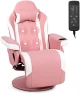 Thumbnail Gaming Chair with Footrest, Massage — Massage Chairs, GYMAX