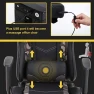 Thumbnail Gaming Chair with Massage, Reclining, and Footrest — Massage Chairs, BestOffice