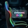 Thumbnail Gaming Chair with RGB LED Lights, Footrest, Lumbar Support & Headrest — Smart Chairs, Yardlift