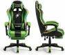Thumbnail Gaming Chair with RGB LED Lights, Footrest, Lumbar Support & Headrest — Smart Chairs, Yardlift