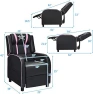Thumbnail Gaming Recliner Chair with Massage and Footrest — Massage Chairs, Giantex