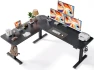 Thumbnail L-Shaped Standing Desk - 63 x 55 Inch Adjustable Corner Standing Desk with Charging Station — Standing Desk, SIAGO