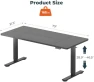 Thumbnail Large Height Adjustable Standing Desk with Cable Management — Standing Desk, FitStand