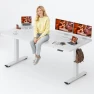 Thumbnail Large Height Adjustable Standing Desk with Cable Management — Standing Desk, FitStand