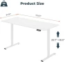 Thumbnail Large Height Adjustable Standing Desk with Cable Management — Standing Desk, FitStand