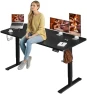 Thumbnail Large Height Adjustable Standing Desk with Cable Management — Standing Desk, FitStand