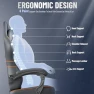 Thumbnail Leather Ergonomic Gaming Chair with Footrest and Linkage Armrest — Smart Chairs, Ferghana