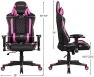 Thumbnail Massage Gaming Chair — Smart Chairs, Goplus