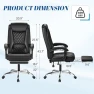 Thumbnail Office Chair with Footrest Ergonomic High Back Executive Computer Desk Chair — Smart Chairs, Furmax