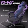Thumbnail PU Leather Gaming Chair with Footrest — Smart Chairs, Dowinx