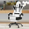 Thumbnail Soontrans Linen Fabric Gaming Chair Beige/Coffee with Footrest — Smart Chairs, Soontrans