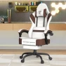 Thumbnail Soontrans Linen Fabric Gaming Chair Beige/Coffee with Footrest — Smart Chairs, Soontrans