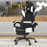 Thumbnail Soontrans Linen Fabric Gaming Chair Beige/Coffee with Footrest — Smart Chairs, Soontrans