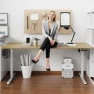 Thumbnail Standing Desk, 71x31 Inch Height Adjustable Electric Sit Stand Desk, Ergonomic Rising Computer Table, Modern Lift Gaming... — Standing Desk, Shintenchi
