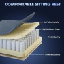 Thumbnail Velvet Fabric Gaming Chair with Footrest — Smart Chairs, Soontrans