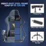 Thumbnail Velvet Fabric Gaming Chair with Footrest — Smart Chairs, Soontrans